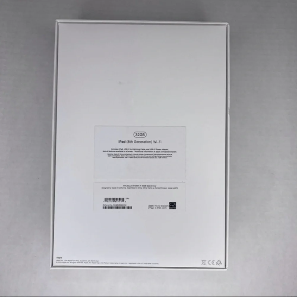 BOX iPad 8th generation box only 32GB